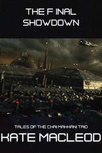 Book cover The Final Showdown: episode 11 of the Tales of the Chai Makhani Trio serialized science fiction short stories.