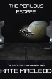 Book cover The Perilous Escape: episode 8 of the Tales of the Chai Makhani Trio serialized science fiction short stories.