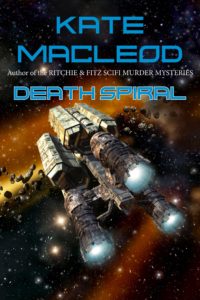 Book cover for science fiction short story "Death Spiral."