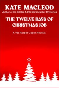 Book cover for holiday-themed caper novella.
