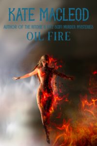 Book cover Oil Fire fantasy short story